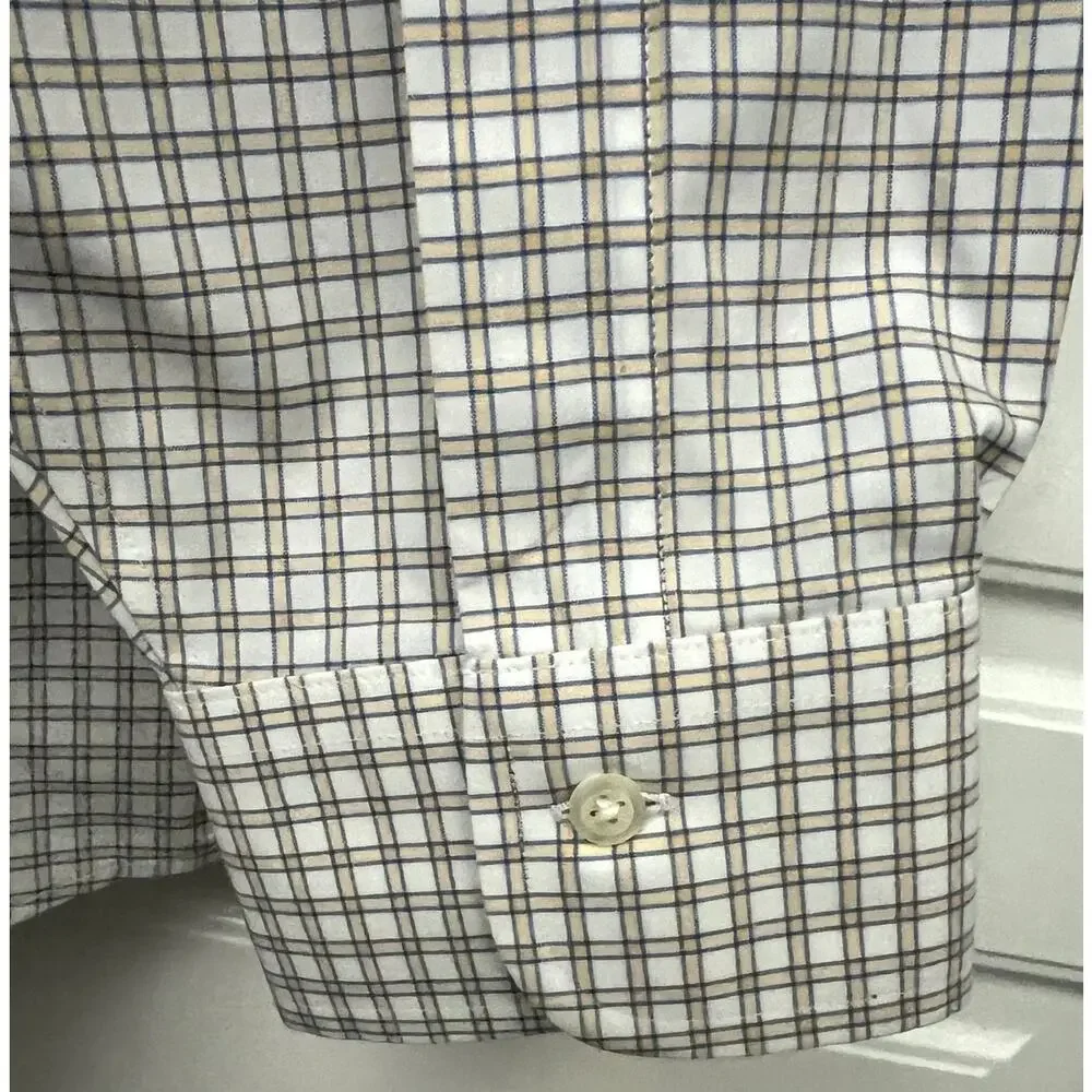 Brooks Bros. Plaid Button Up Shirt Traditional Size 16 1/2-35 Supima Cotton NWOT - Picture 5 of 8